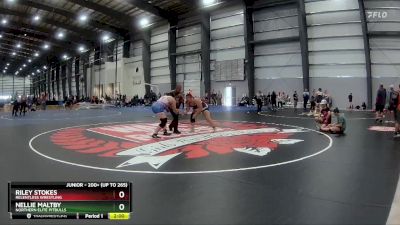 200+ (up to 265) 7th Place Match - Riley Stokes, Relentless Wrestling vs Nellie Maltby, Northern Elite Pitbulls