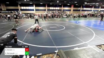 126 lbs Consi Of 64 #1 - David Roman, Paw vs Elijah Roripaugh, Chaparral HS