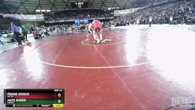 4A 215 lbs Champ. Round 1 - Frank Kissick, Mt. Si vs Nate Baker, Camas