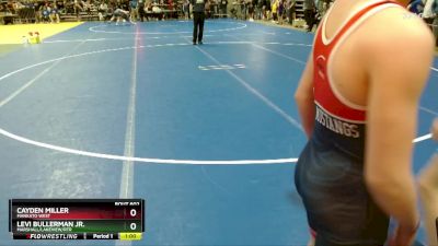 130 lbs Semifinal - Levi Bullerman Jr., Marshall/Lakeview/RTR vs Cayden Miller, Mankato West