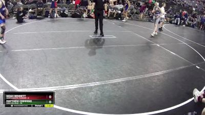 117 lbs Finals (8 Team) - Matthew Crimmins, Iowa USA Blue vs Noah Bennett, South Dakota Thunder