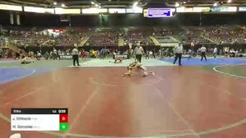 61 lbs Round Of 16 - Jaxon Gillespie, Nwa vs Mason Gonzalez, Eastern Sabers Wrestling