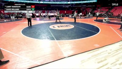 2A 285 lbs Cons. Round 2 - David Williams, Bloomington (H.S.) vs Larry Randolph, Galesburg (H.S.)