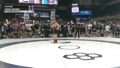 94 lbs Cons. Rd Of 16 - Kyle Link, Maryland vs Crosby Mathews, Colorado