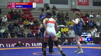 57 kg Round 3 - Shelby Moore, USA vs Bertha Rojas, MEX