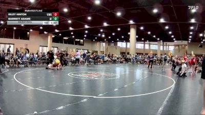 120 lbs Semifinal - Riley Hinton, Vandalia Jr Wrestling Club vs Barrett Adams, Alpha Elite