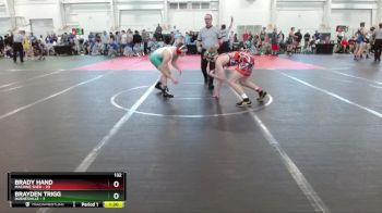 132 lbs Round 3 (10 Team) - Brady Hand, Machine Shed vs Brayden Trigg, Barnesville