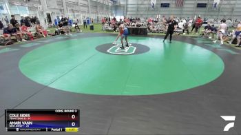 120 lbs Semis & 3rd Wb (16 Team) - Cole Sides, Team Texas B vs Amari Vann, New Jersey