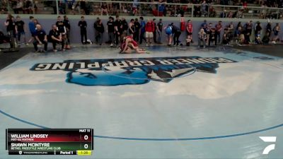 145 lbs Round 3 - William Lindsey, Mat-Su Matmen vs Shawn McIntyre, Bethel Freestyle Wrestling Club