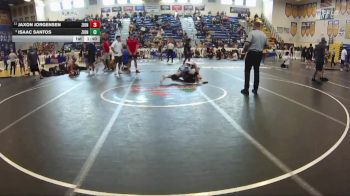 138 lbs Quarterfinal - Isaac Santos, Camden County Outsiders vs Jaxon Jorgensen, Victory Elite
