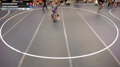138 lbs Cons. Round 5 - Jackson Berhow, Jack Pine Savage vs Jaden Neunsinger