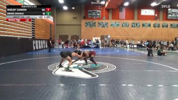 133 lbs Quarterfinal - Shelby Cannon, Victor Valley College vs Deigo Zavala, Rio Hondo College