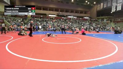 67 lbs Semifinal - Chase Kelton, Greenwood Wrestling Academy vs Aidan Slagter, Honey Badger Wrestling Club