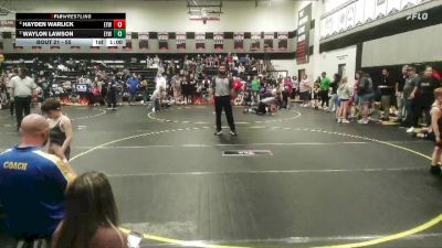 55 lbs Semifinal - Hayden Warlick, Suplex City Raptors vs Waylon Lawson, Eastside Youth Wrestling