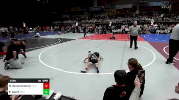 62 lbs Quarterfinal - Hunter Rauschenberger, Pomona Elite vs Paislee Luark, Bald Eagle WC