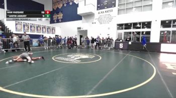 113 lbs Cons. Round 4 - Justin Asbury, Trabuco Hills vs Ivan Vazquez, Paramount