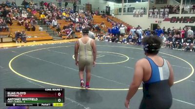 285 lbs Quarters & 1st Wb (16 Team) - Elias Floyd, Bainbridge vs Antonio Whitfield, West Laurens