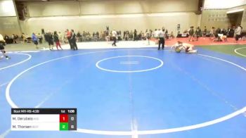 120 lbs Rr Rnd 2 - Matthew Thorsen, Best Trained Wrestling vs Mike Derubeis, New England Gold