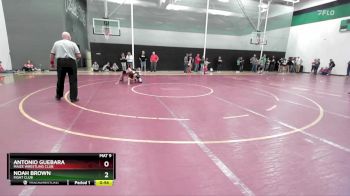 115 lbs Cons. Semi - Antonio Guebara, Maize Wrestling Club vs Noah Brown, Fight Club