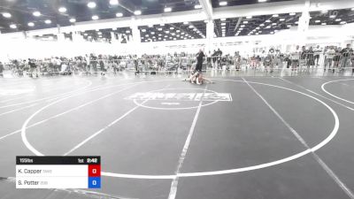 155 lbs Quarterfinal - Katelyn Capper, Takedown Industries vs Shaylin Potter, 209 Wrestling