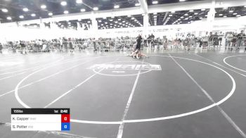 155 lbs Quarterfinal - Katelyn Capper, Takedown Industries vs Shaylin Potter, 209 Wrestling