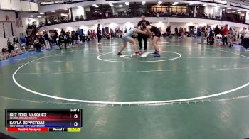 138B Cons. Round 3 - Iriz Itzel Vasquez, Schreiner University vs Kayla Zeppetelli, New Jersey City University