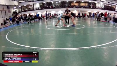 138B Cons. Round 3 - Iriz Itzel Vasquez, Schreiner University vs Kayla Zeppetelli, New Jersey City University