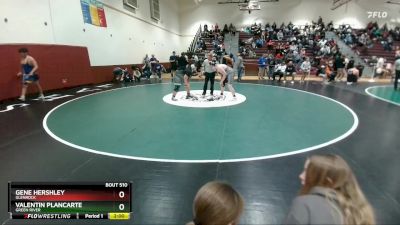 285 lbs Cons. Round 2 - Valentin Plancarte, Green River vs Gene Hershley, Glenrock