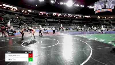 220 lbs Final - Jaden Thompson, Spazz Wrestling vs Justin Perry, Cordoba Trained