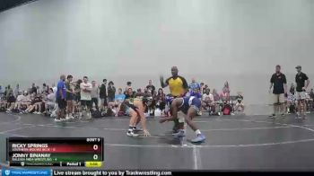 117 lbs Finals (8 Team) - Ricky Springs, Southern Wolves Blue vs Jonny Binanay, Raleigh Area Wrestling