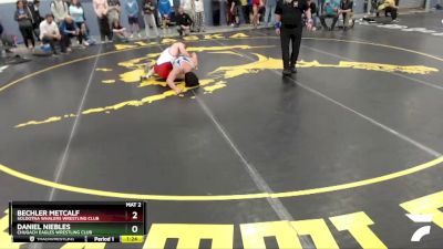 92 lbs Round 1 - Bechler Metcalf, Soldotna Whalers Wrestling Club vs Daniel Niebles, Chugach Eagles Wrestling Club