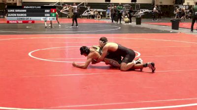 125 lbs Consi Of 4 - Luke Sirianni, Army vs Jaxon Ramos, Usmaps
