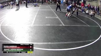 150 lbs Semifinal - Sophia Larson Neeman, Hawks Wrestling Club (Lincoln) vs Olivia Garrean, Plattsmouth Wrestling Club