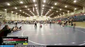 54 lbs Placement (16 Team) - Landyn Stills, Nevada Elite vs Heartleigh Block, Team Montana