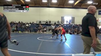 184 lbs Semifinal - Cole Han-Lindemyer, Unattached vs Luca Ciabattari, Skyline College