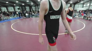 157 lbs Round 4 (8 Team) - Dallon Lemon, Uintah B vs Teancum Carter, South Sevier