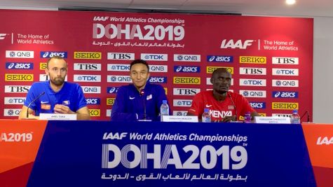 Men's 800m Press Conference: Brazier Remarks On Salazar's Ban
