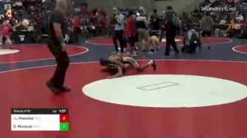 114 lbs Round Of 16 - Leo Maestas, Clovis West vs Dominic Marquez, Paso Robles