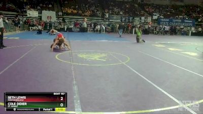 D 1 145 lbs Champ. Round 2 - Seth Lewis, Fontainebleau vs Cole Didier, St. Amant