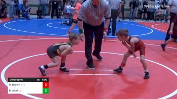 43 lbs Consolation - Ryker Brown, Bixby Wrestling Club vs Braden Abel, Jay Wrestling Club