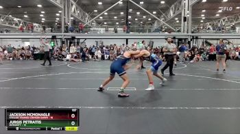 157 lbs Round 3 (8 Team) - Jackson McMonagle, Steller Trained Crimson Dawn vs Jurgis Petraitis, Integrity