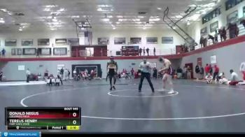 197 lbs Cons. Round 3 - Donald Negus, Colorado Mesa vs Tereus Henry, Fort Hays State