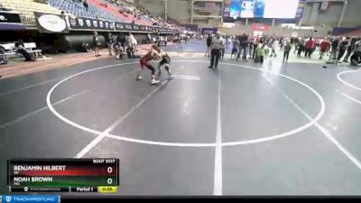 106 lbs Cons. Round 2 - Noah Brown, MO vs Benjamin Hilbert, WI