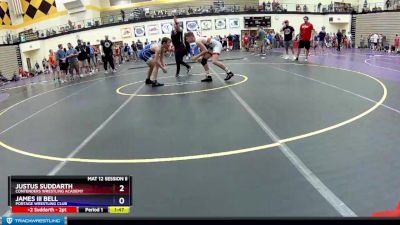 125 lbs Champ. Round 1 - Justus Suddarth, Contenders Wrestling Academy vs James Iii Bell, Portage Wrestling Club