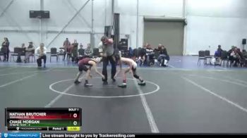 68 lbs Finals (2 Team) - Nathan Brutcher, Warhawks Red vs Chase Morgan, Xtreme Team