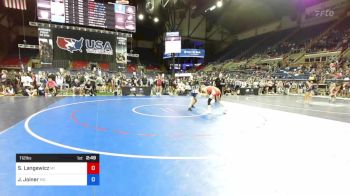 112 lbs Cons 32 #2 - Sky Langewicz, Michigan vs Jessa Joiner, Missouri