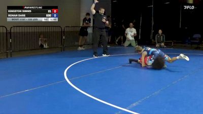 108 lbs Cons. Sub-quarters - Kingston Simms, RTL vs Ronan Dare, Bear Cave Wrestling Club