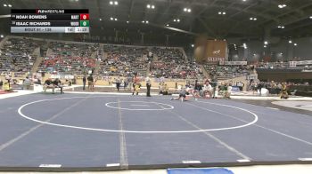 138 lbs Champ. Round 1 - Noah Bowens, Martin County High School vs Isaac Richards, Woodford County