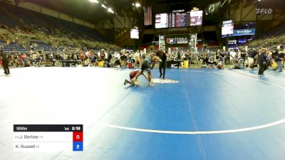 165 lbs Cons 64 #2 - Jacob Barlow, TN vs Kevon Russell, IN