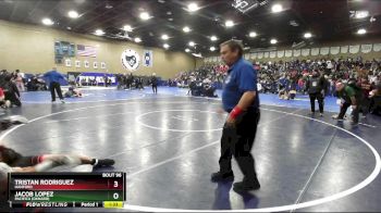 126 lbs Champ. Round 2 - Tristan Rodriguez, Hanford vs Jacob Lopez, Pacifica (Oxnard)
